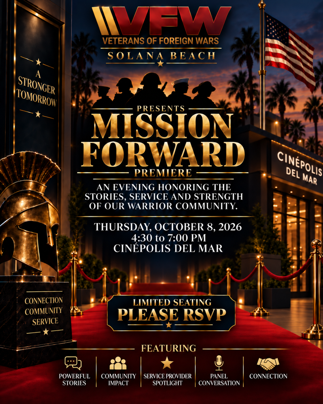 VFW The Mission Forward Premiere